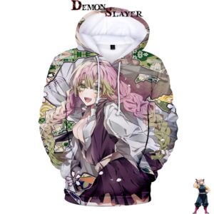 Sweat Demon Slayer de Mitsuri Kanroji, tailles XXS à 4XL