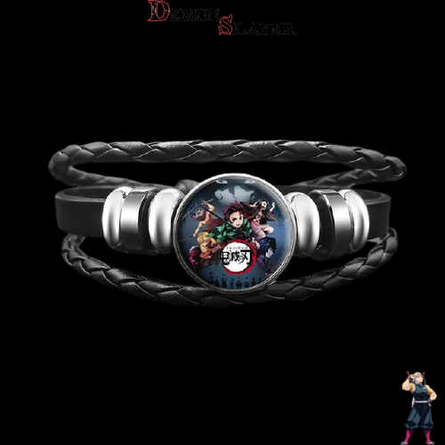 Bracelet Demon Slayer avec Inosuke Hashibira et Zenitsu Kimetsu