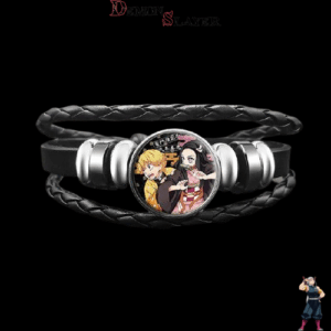 Bracelet Demon Slayer Zenitsu Agatsuma avec fleurs
