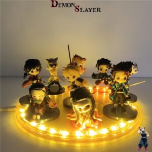 Lampe Demon Slayer avec tous les personnages, 2 couleurs