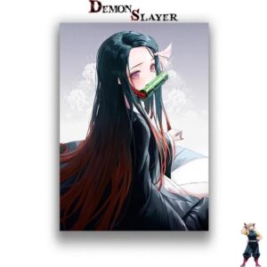 Tableau Nezuko adulte Demon Slayer, visuel mural