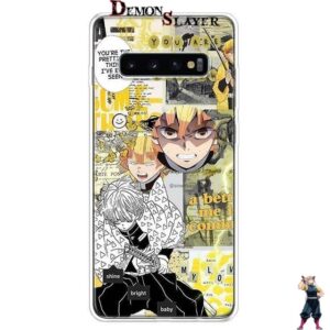Coque Samsung Zenitsu Demon Slayer pour plusieurs modèles