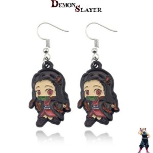 Boucles d’oreilles Nezuko de Demon Slayer
