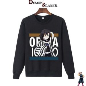 Pull Demon Slayer Obanai Iguro du XS au XXXL