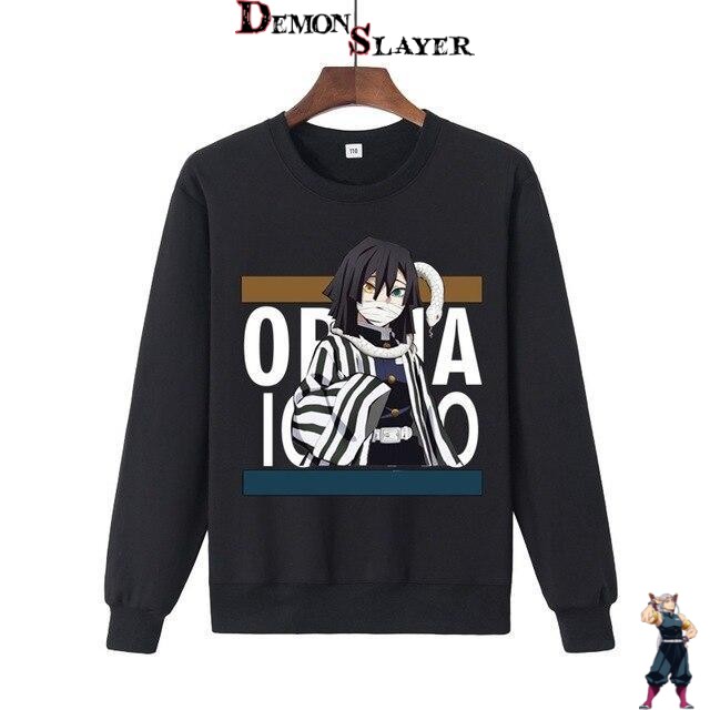 Pull Demon Slayer Obanai Iguro du XS au XXXL