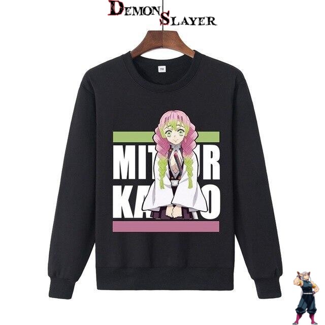 Pull Demon Slayer Kanroji Mitsuri avec tailles XS à XXXL