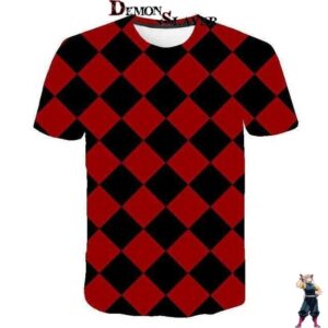 T-shirt Tanjiro Demon Slayer tailles Asian size et kids size