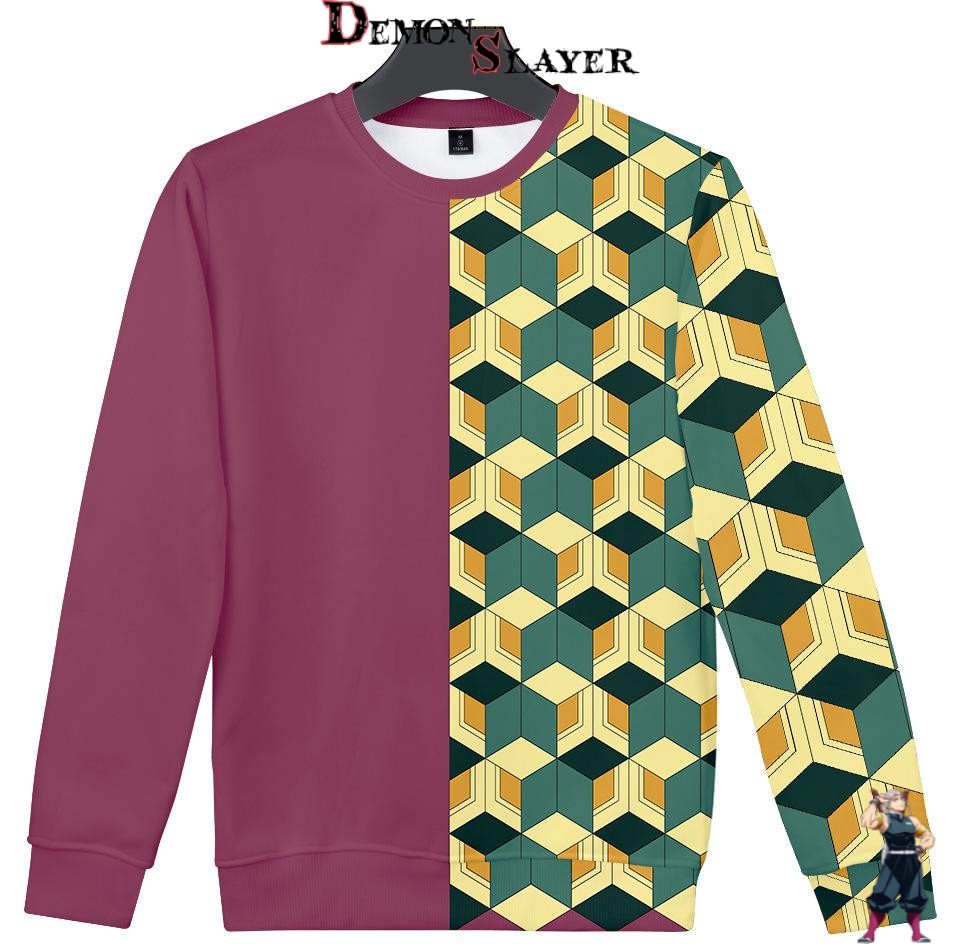 Pull Demon Slayer Giyu Tomioka, tailles XXS à 4XL