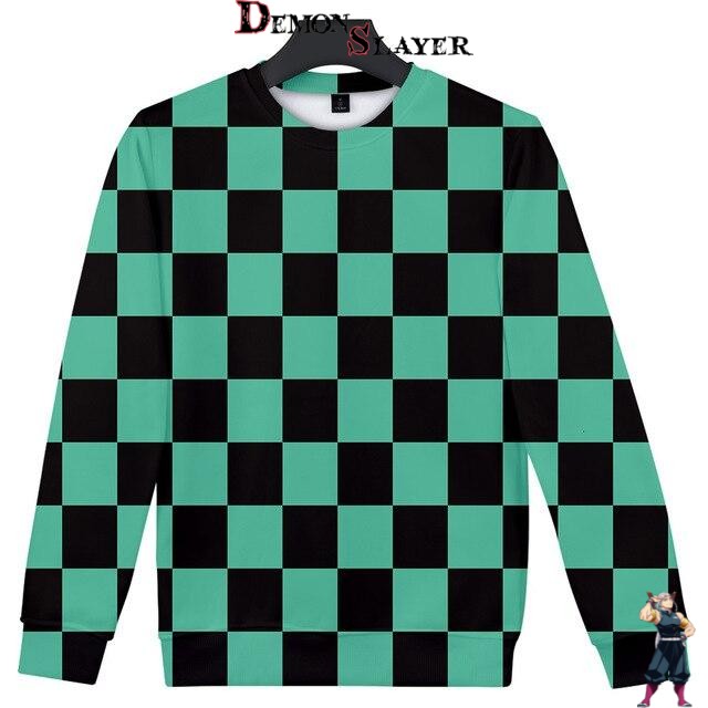 Pull Tanjiro Demon Slayer 4XL à XXS