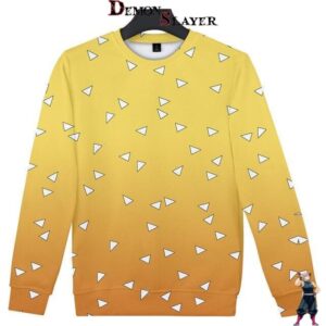Pull Zenitsu Demon Slayer 4XL à XXS