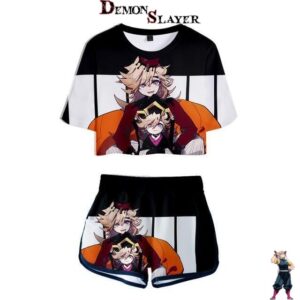 Pyjama femme Demon Slayer avec motif Dima