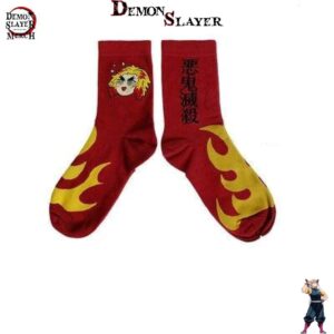 Chaussettes Kyojuro Rengoku de Demon Slayer