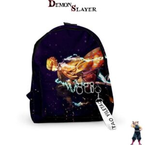 Sac à dos Souffle de la Foudre de Demon Slayer