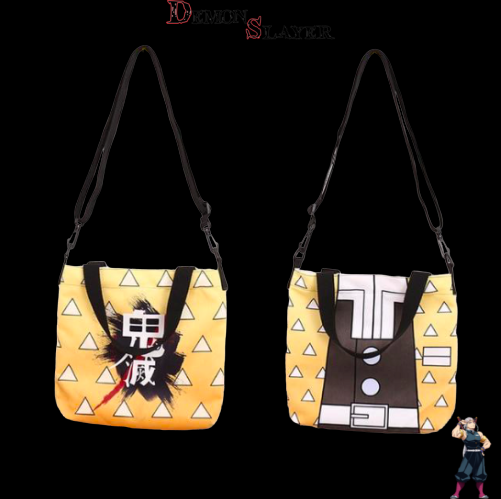 Sac bandoulière Demon Slayer Zenitsu format compact