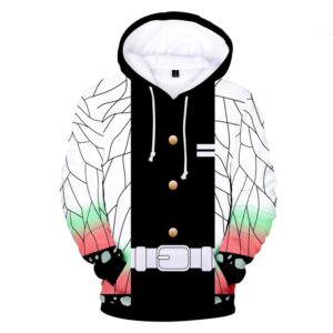 Sweat à capuche Demon Slayer Shinobu costume