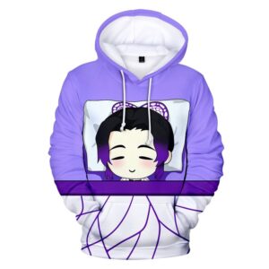 Sweat à capuche Demon Slayer Shinobu endormie