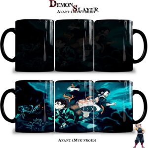 Mug Demon Slayer Tanjiro et Nezuko scene d attaque