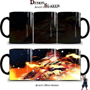Mug Demon Slayer avec Tanjiro Kamado en feu