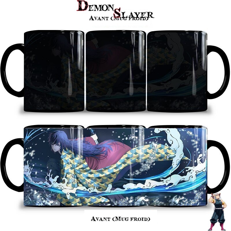Mug Demon Slayer Giyu Tomioka avec souffle de l'eau