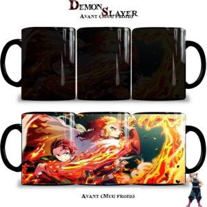 Mug Demon Slayer avec Kyôjurô Rengoku et Tanjiro Kamado