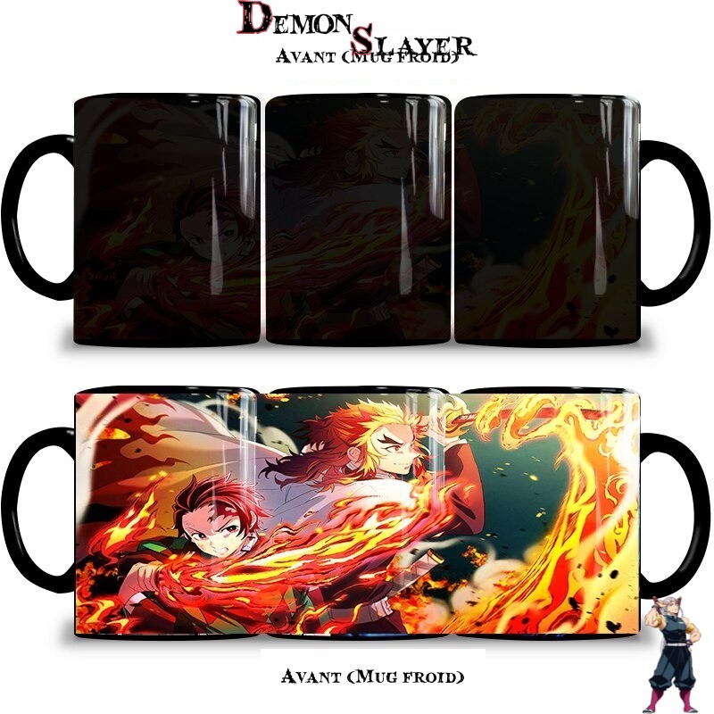 Mug Demon Slayer avec Kyôjurô Rengoku et Tanjiro Kamado