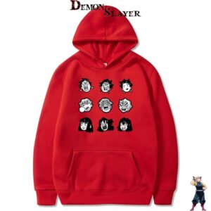 Sweat Demon Slayer Inosuke Zenitsu Tanjiro multicolore
