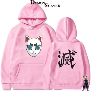 Sweat Demon Slayer Giyu Tomioka avec masque, multicolore