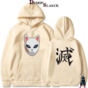 Sweat Demon Slayer Sabito avec masque, plusieurs couleurs
