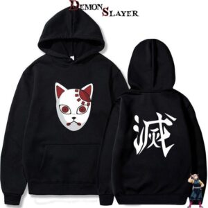 Sweat Demon Slayer Tanjiro Kamado motif masque