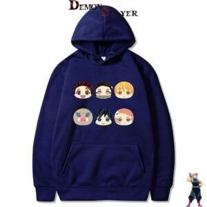 Sweat Demon Slayer personnages en plusieurs coloris
