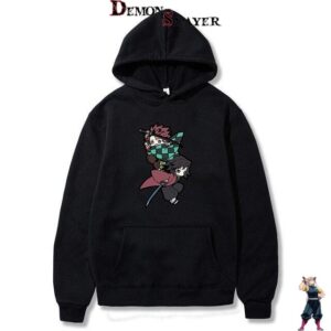 Sweat Demon Slayer chibi Tanjiro et Giyu