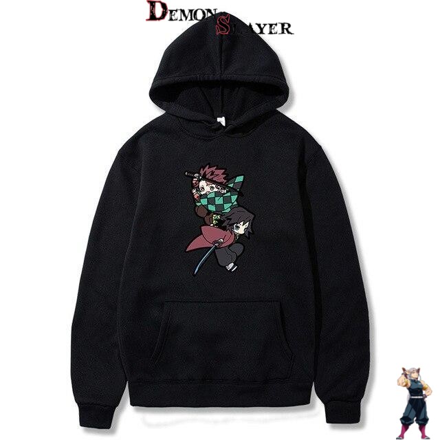 Sweat Demon Slayer chibi Tanjiro et Giyu