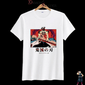 T-shirt enfant Demon Slayer Kyojuro Rengoku Souffle du Feu