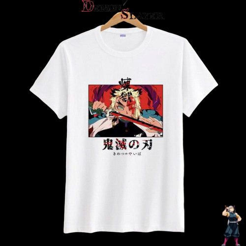 T-shirt enfant Demon Slayer Kyojuro Rengoku Souffle du Feu