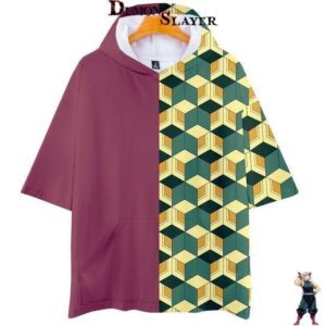 T-shirt à capuche Giyu Demon Slayer, du XS au 4XL