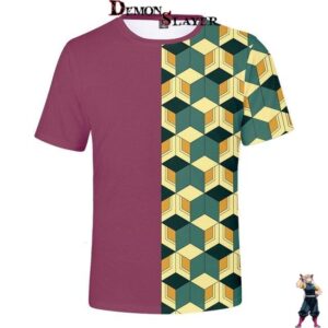 T-shirt Giyu Demon Slayer, tailles S à 5XL