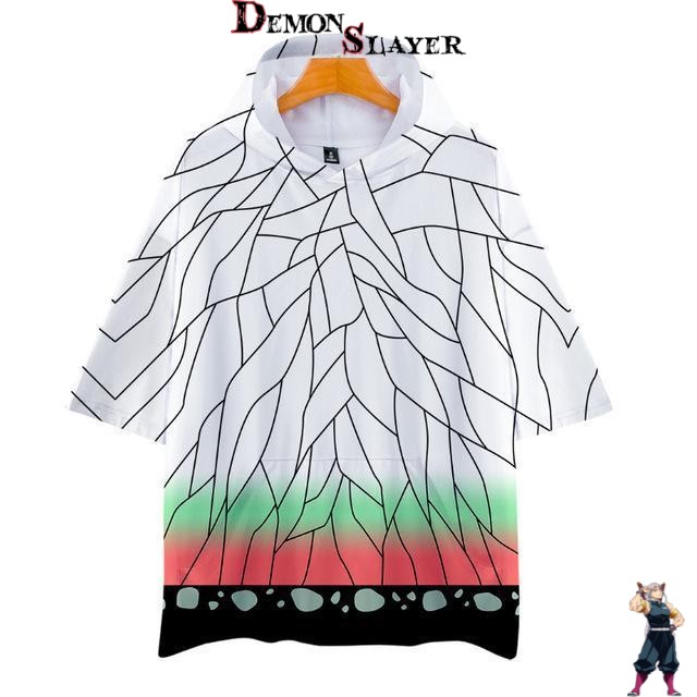T-shirt à capuche Demon Slayer Shinobu Kocho