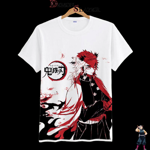 T-shirt Demon Slayer Kyojuro Rengoku Souffle du Feu