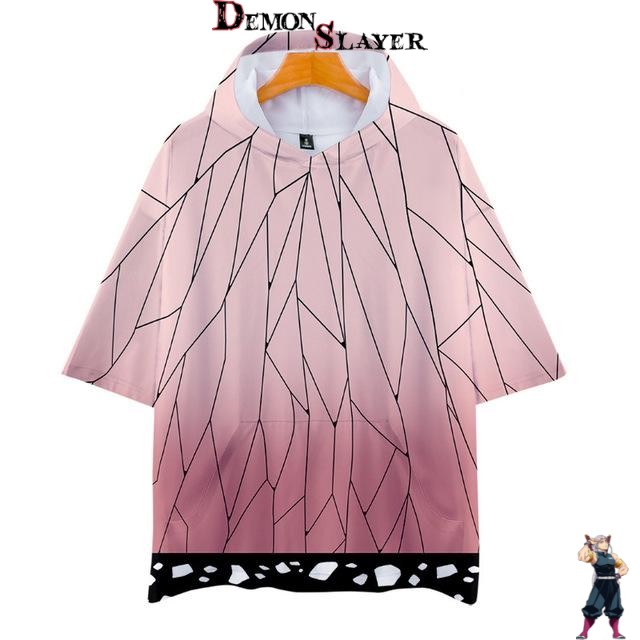 T-shirt à capuche Demon Slayer Shinobu Kocho