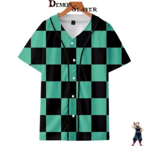 T-shirt baseball Tanjiro de Demon Slayer