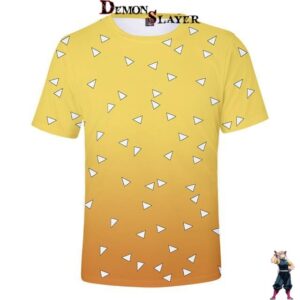 T-Shirt Zenitsu Agatsuma Demon Slayer - du S au 5XL