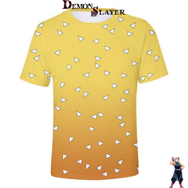 T-Shirt Zenitsu Agatsuma Demon Slayer - du S au 5XL