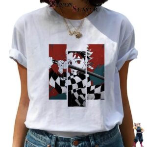 T-shirt femme Demon Slayer avec cicatrice