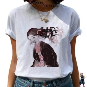 T-shirt femme Demon Slayer Nezuko Kamado, famille Kamado