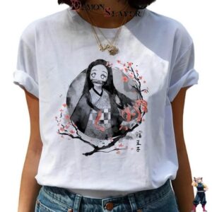 T-shirt femme Glycine de Demon Slayer