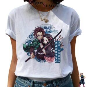T-shirt Katana Nichirin Demon Slayer Coupe Femme