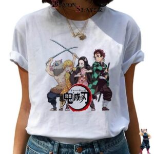T-shirt femme Demon Slayer Les Pourfendeurs, du S au XXL