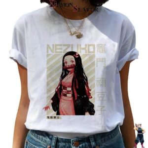 T-shirt Femme Nezuko Bambou Demon Slayer