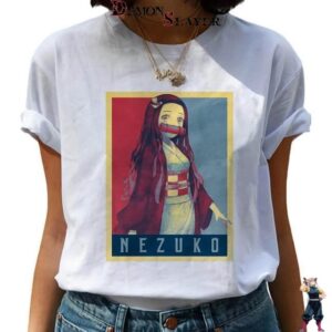 T-shirt Nezuko Kamado Coupe Femme - Demon Slayer Petite