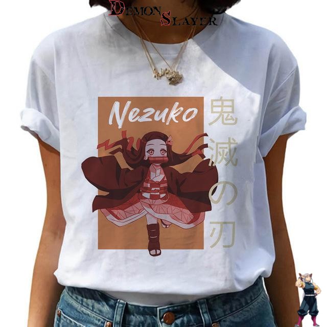 T-shirt femme Nezuko Run Demon Slayer